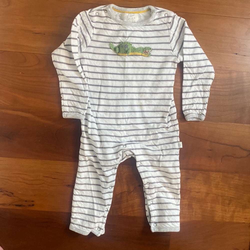 Albetta Crochet Alligator Playsuit